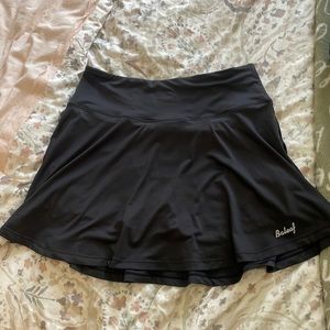 Black Tennis Skirt